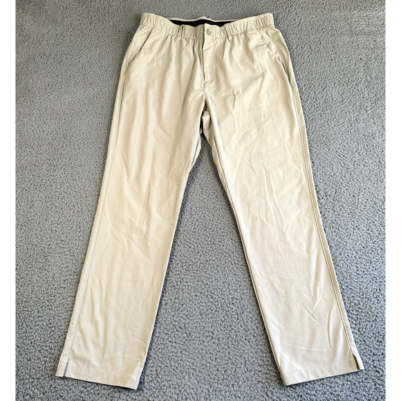 Prolook Sports Pants‎ Men's 34x30 Beige Straight Leg Activewear(33x30 Actual) - Picture 1 of 12